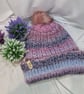 Adults Knitted Pompom Hat- large - Image 2
