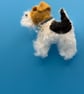 Wire Haired Fox Terrier Dog Brooch Handmade  - Image 4