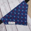 Dog Bandana Small Over the Collar Nautical