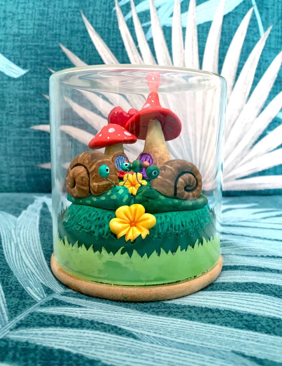 Fairy Snail Mini Sculpture