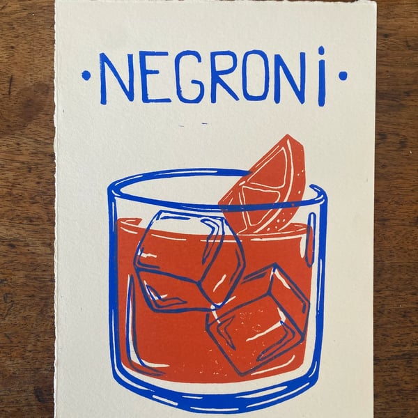 Negroni A5 Print