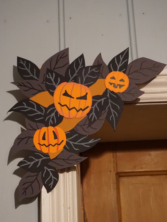 Hand made Halloween or Autumn corner decoration
