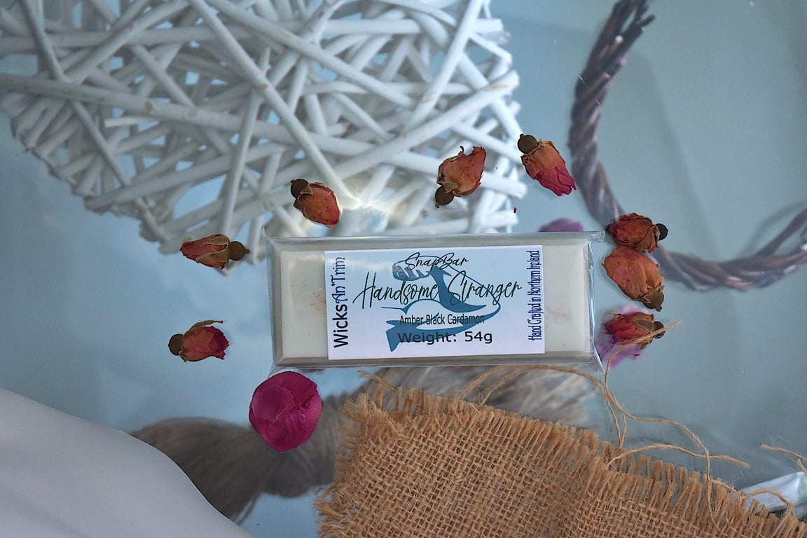 Handsome Stranger Hand Poured long lasting Soy Wax Melt SnapBar