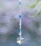 Suncatcher snowflake dangle hanging decoration handmade cute - Image 2