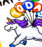 Cute Unicorn 5th Birthday Card For Girl, Boy, Niece, Nephew, Sister, Brother - Image 6
