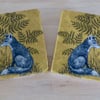 Marble 'Fox' Coasters