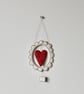 'Love you' - Heart Surrounded by a Scalloped Frame  - Hanging Decoration - Image 7