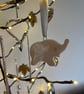 Handmade porcelain flying elephant - Image 1