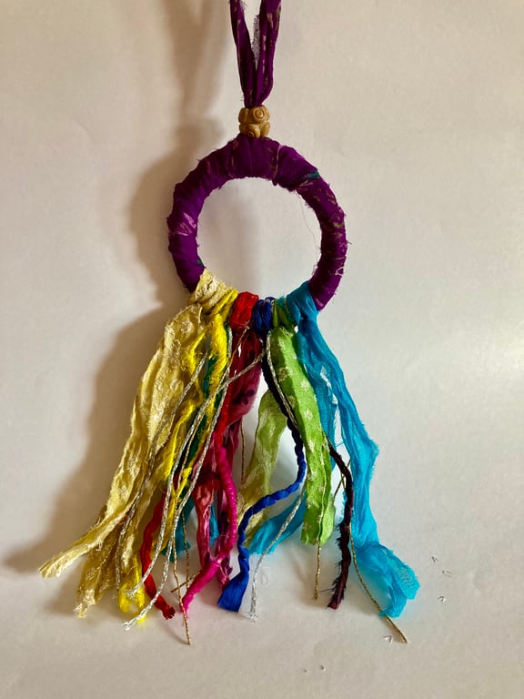 Sari ribbon hanging decoration 