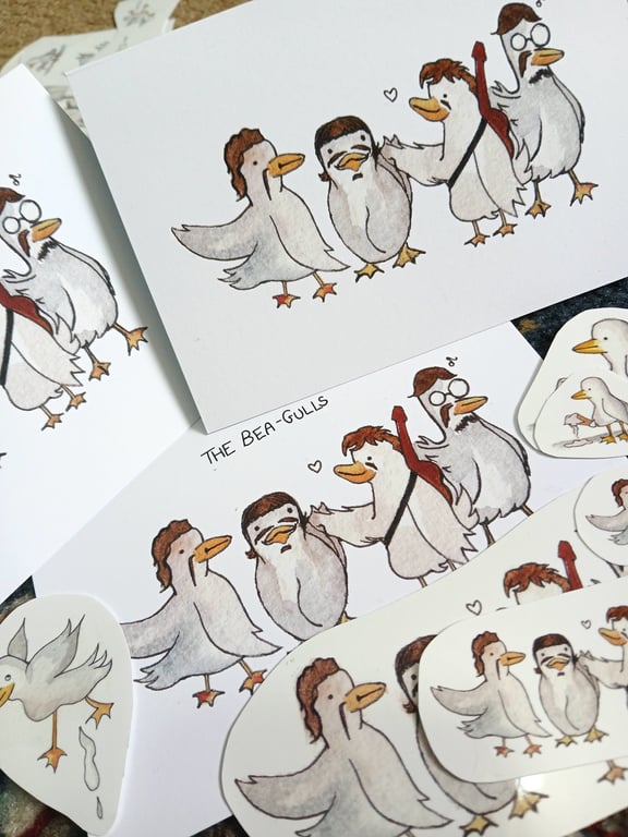 'The Bea-gulls' illustration 