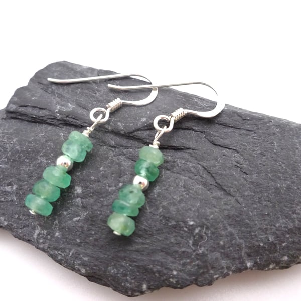 emerald gemstone earrings