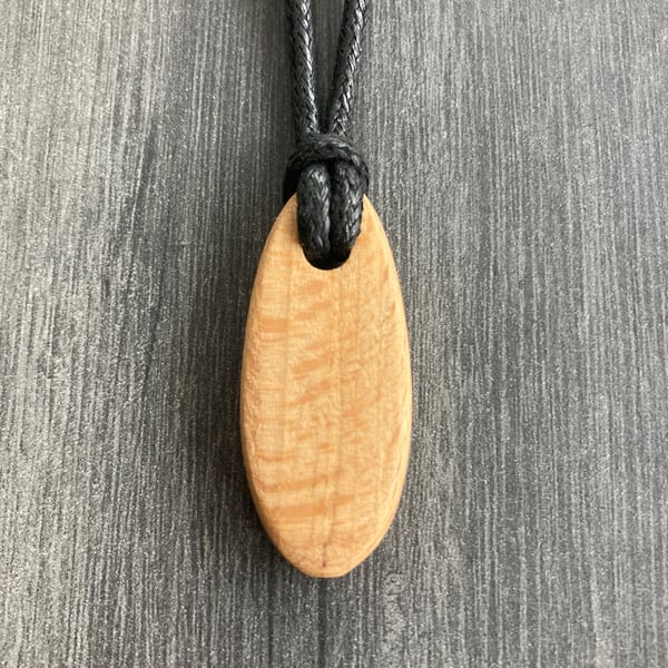 Spalted beech pendant