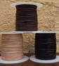 Kangaroo Leather Lace 2.5 mm premium quality Natural 1m - Image 2