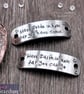 "Have Pride Have Faith" Hand Stamped Trainer Tags - Image 2