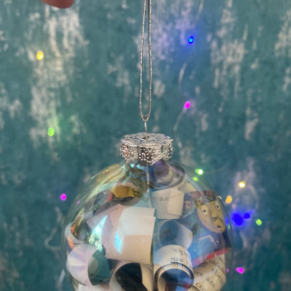 Thomas the Tank Engine Glass Bauble