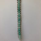 Glass beaded bracelet