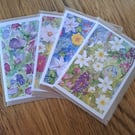 Pack of 4 Botanical Greetings Cards