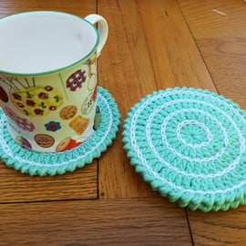 Crochet coasters