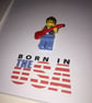 BRUCE SPRINGSTEEN - FRAMED CUSTOM LEGO MINIFIGURE - Image 2