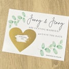 Wedding Scratch Card Save The Date Reveal, Maid of honour, flower girl, Birthday