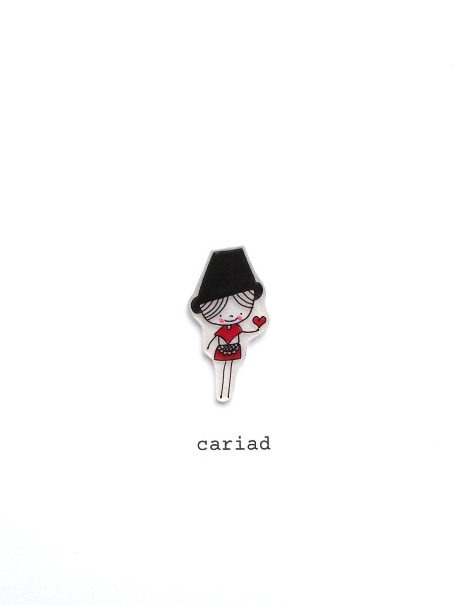 welsh card - cariad