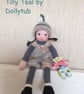 knitted doll - Tilly Teal - Image 1