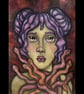 Medusa Transforming - Original A4 Feminist Mythology Painting