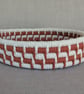Handmade Coiled Macramé Basket - Rust & Off White Decorative Basket - Image 5