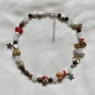Handmade Autumn Forest Necklace