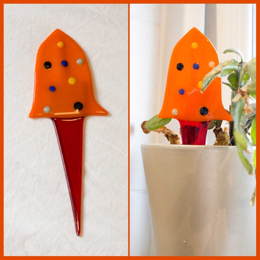 Multicoloured Pot Toadstool - 3201-10