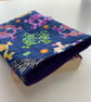 Skull Print Fabric Quilted Book Sleeve - Paperback Size - Image 6