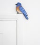 Western bluebird door topper, miniature North American bird ornament, blue bird. - Image 2