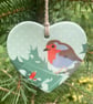 Robin Heart - Keepsake Christmas Gift Tag or Christmas Decoration - Image 3