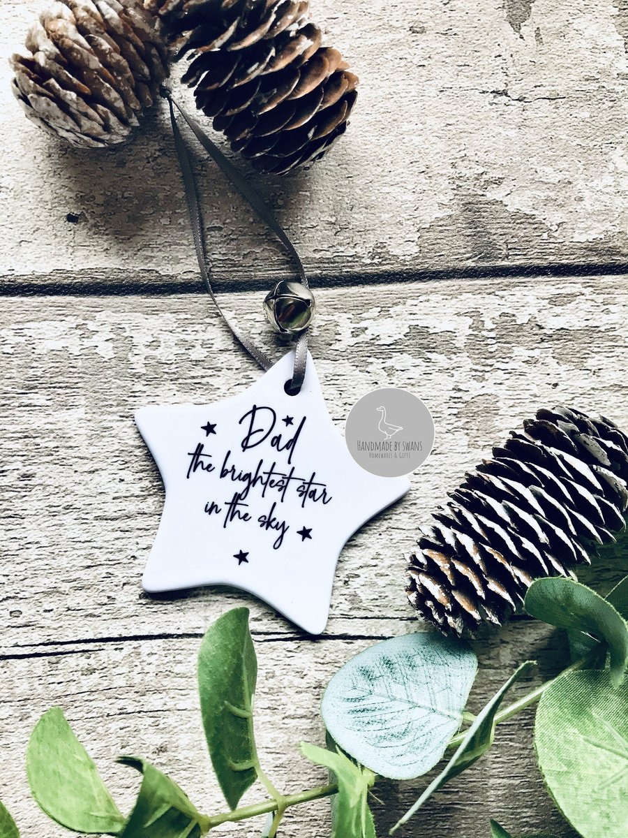 Christmas bauble,Memory Bauble,christmas decoration, christmas tree, in memory 