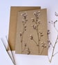 Handmade Real Pressed Flower Greeting Card - Image 1