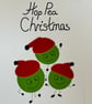 Hop pea Christmas card - Image 1