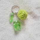 kiwi cocktail keyring knitting crochet inspired accessories