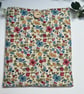 Handmade Padded Book Bag: Multi Floral Book Cover, Book Protector