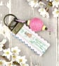 A Ribbon and Felt Keyring