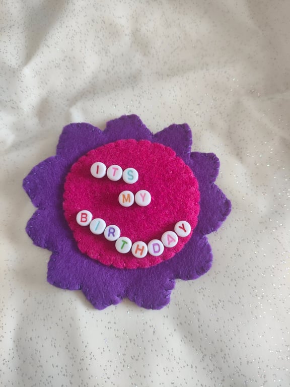 Birthday badge