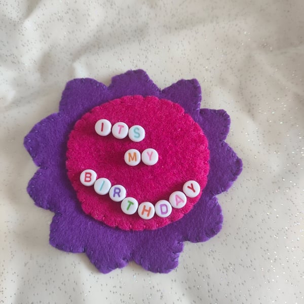 Birthday badge
