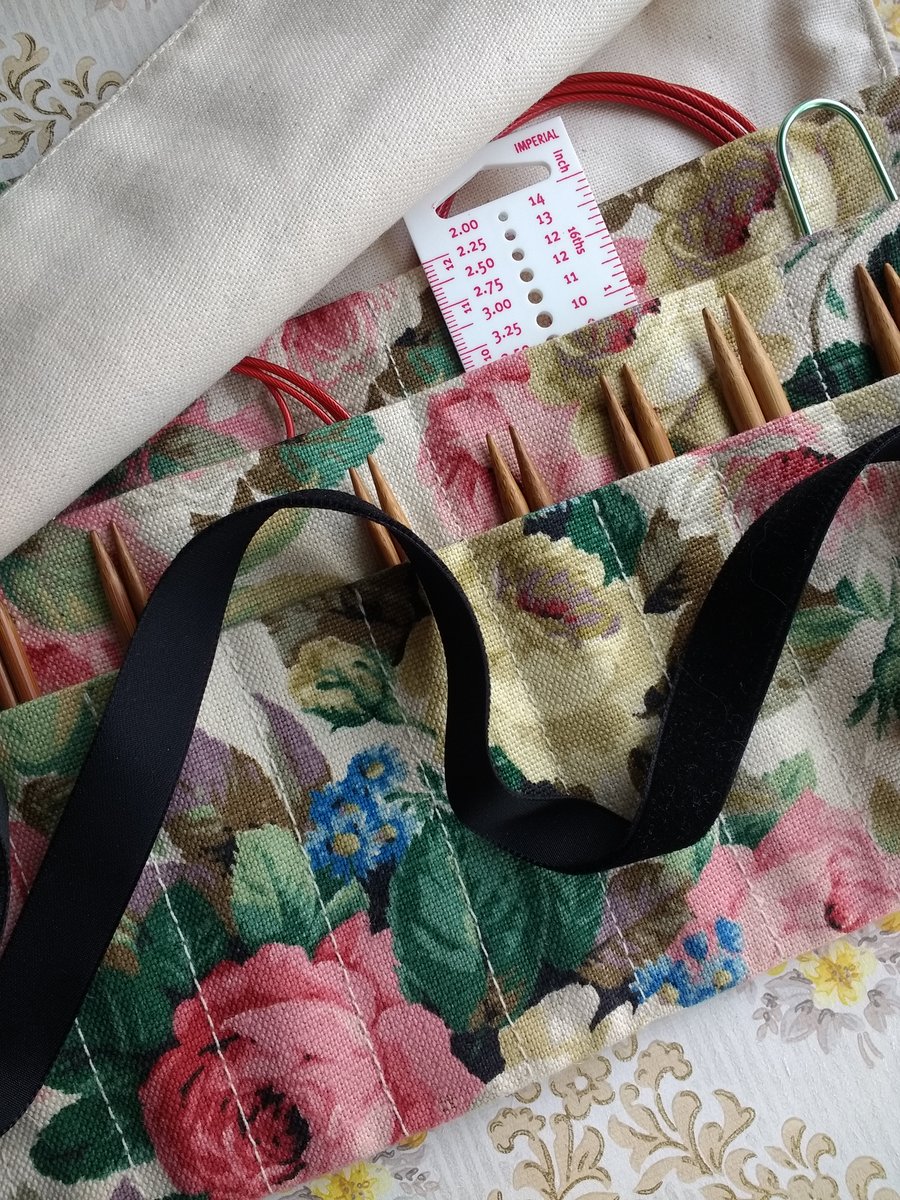 The "Claire" wrap...  for interchangeable knitting needles