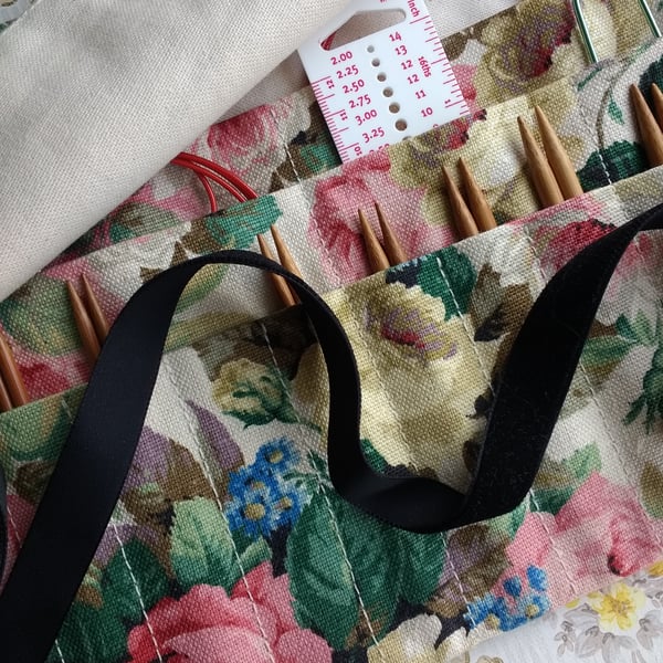 The "Claire" wrap...  for interchangeable knitting needles