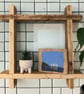 Rustic Square Shelf Hashtag Shelf Reclaimed Wood THE HASHTAG - Image 6