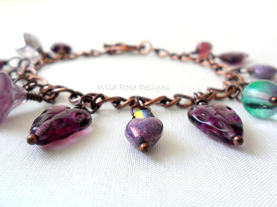 Purple bracelet - Reserved for Vanessa