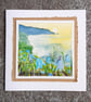 Harebells On The Cliffs. Handpainted Blank Greetings Card. Scottish Flowers - Image 2