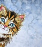 Tabby Cat. Cute Ginger Kitten painting - Image 6