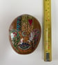 Hand painted hamsa rock