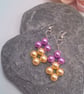 Pink and Lemon Pearl Necklace and Earrings Set, Gift for Her, Pearl Jewellery - Image 6