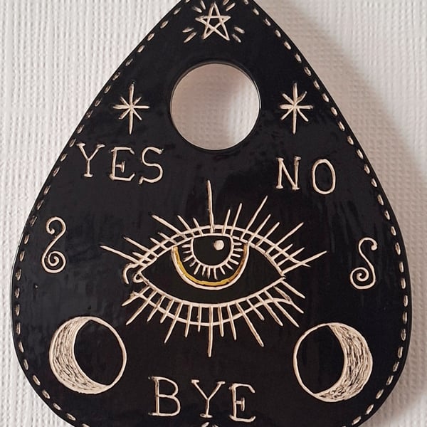 Ceramic Ouija Board Planchette